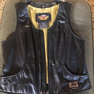 Harley Davidson leather vest